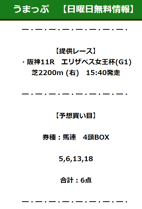 うまっぷ_無料予想_2020年11月15日_阪神11R