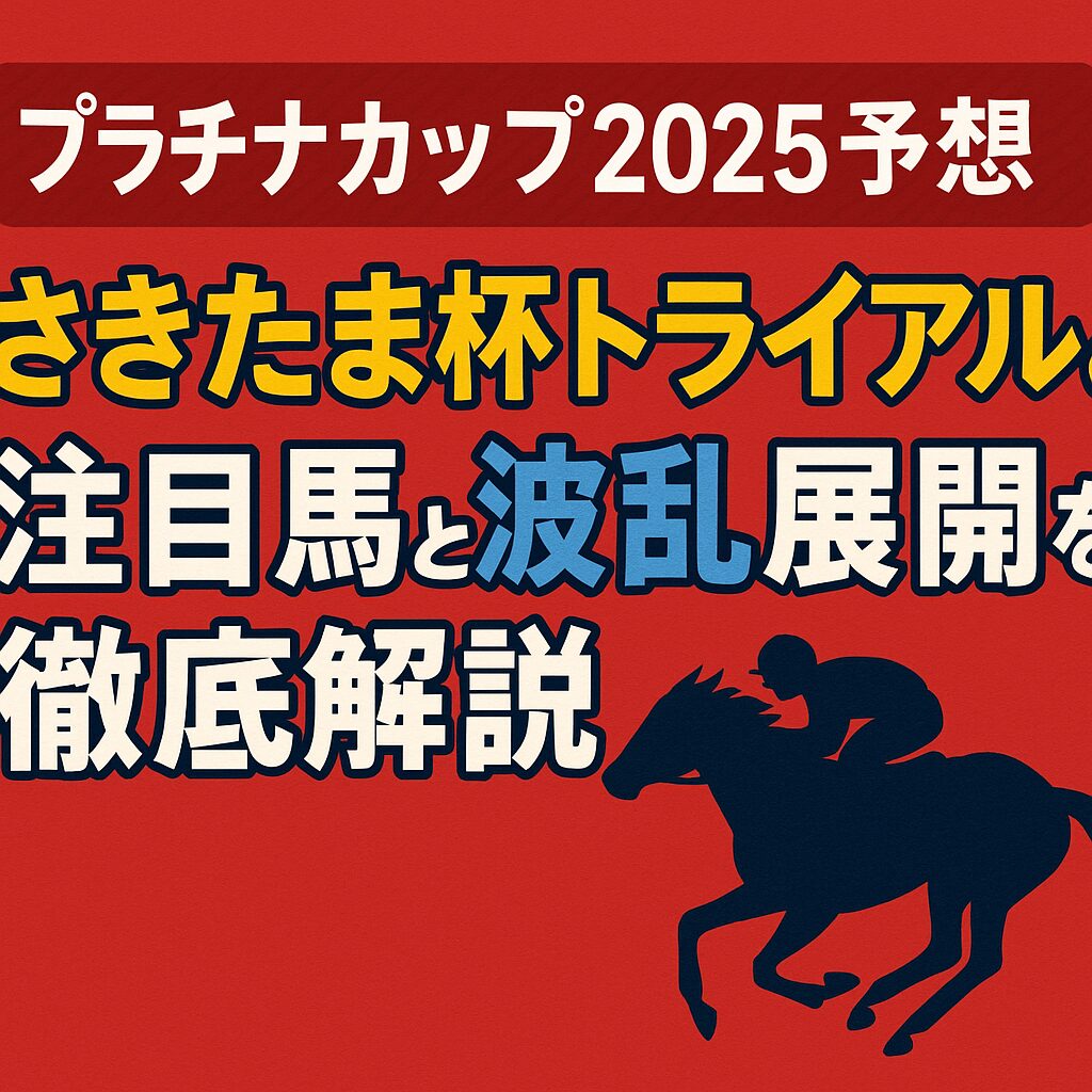 プラチナカップ2025予想｜さきたま杯トライアルの注目馬と波乱展開を徹底解説