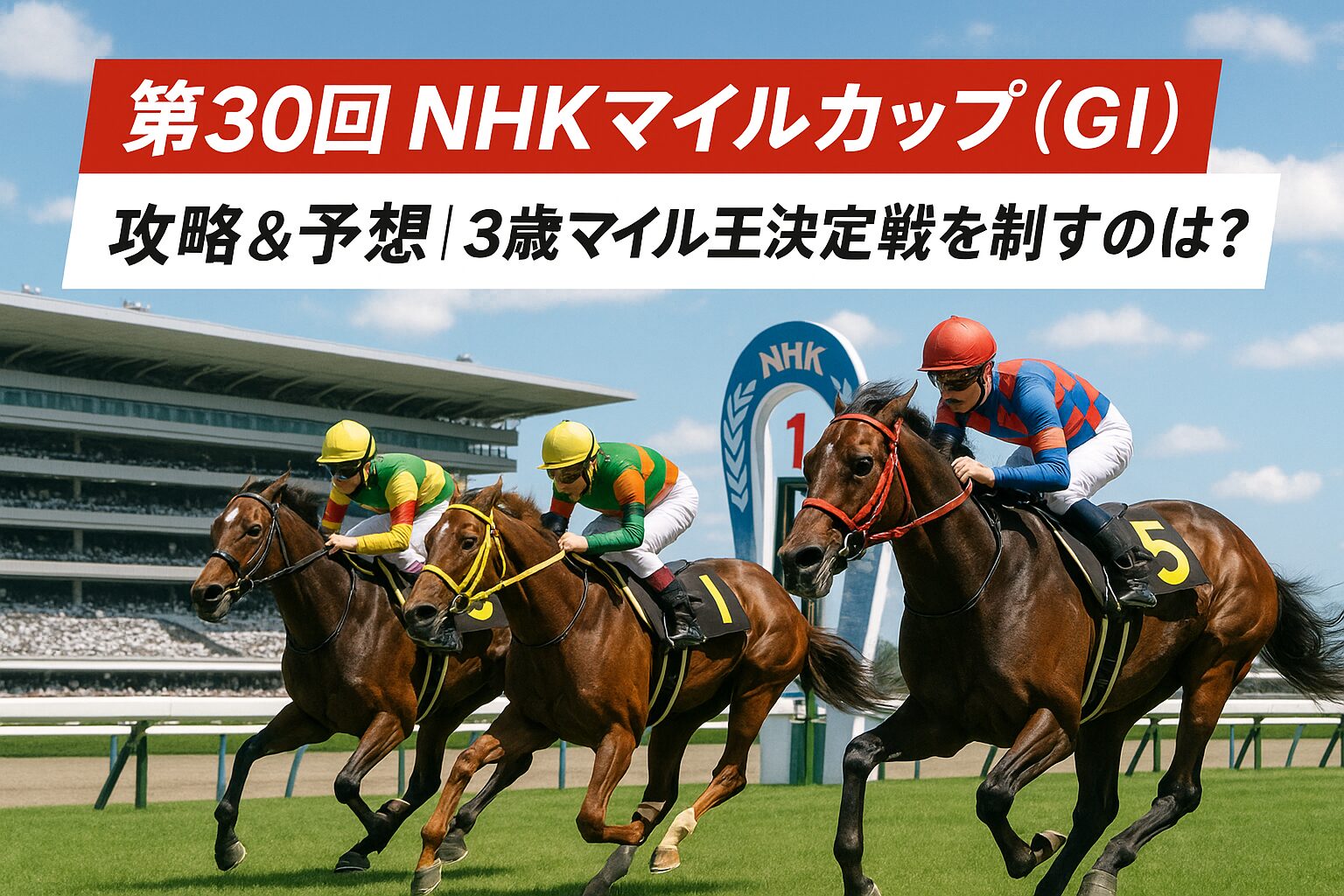 第30回 NHKマイルカップ（GⅠ）攻略＆予想｜3歳マイル王決定戦を制すのは？
