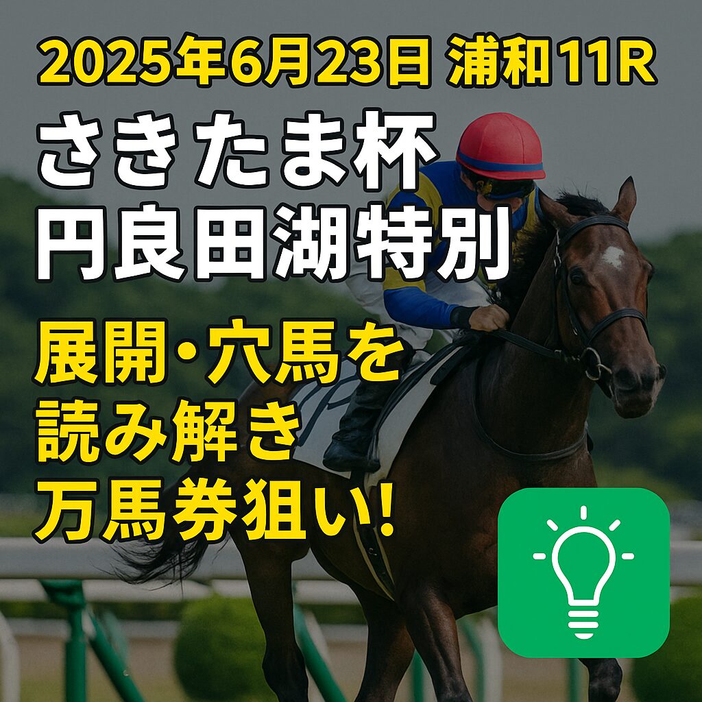 浦和競馬場11R_さきたま杯円良田湖特別_20250623_ページアイコン画像_悪徳ガチ検証Z