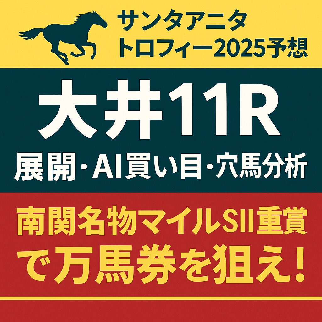 大井競馬場11R_サンタアニタトロフィー_20250716_ページアイコン画像_悪徳ガチ検証Z