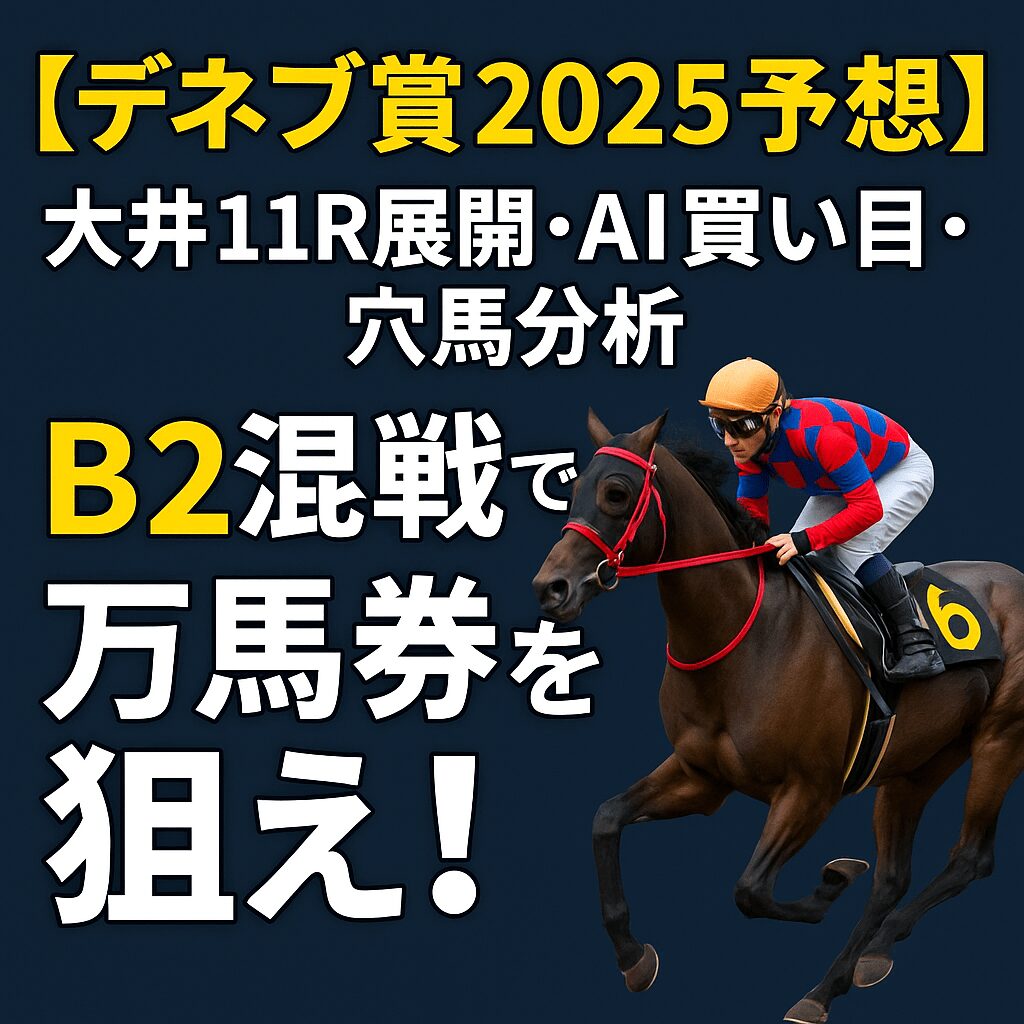 大井競馬場11R_デネブ賞Ｂ２三選抜特別_20250714_ページアイコン画像_悪徳ガチ検証Z