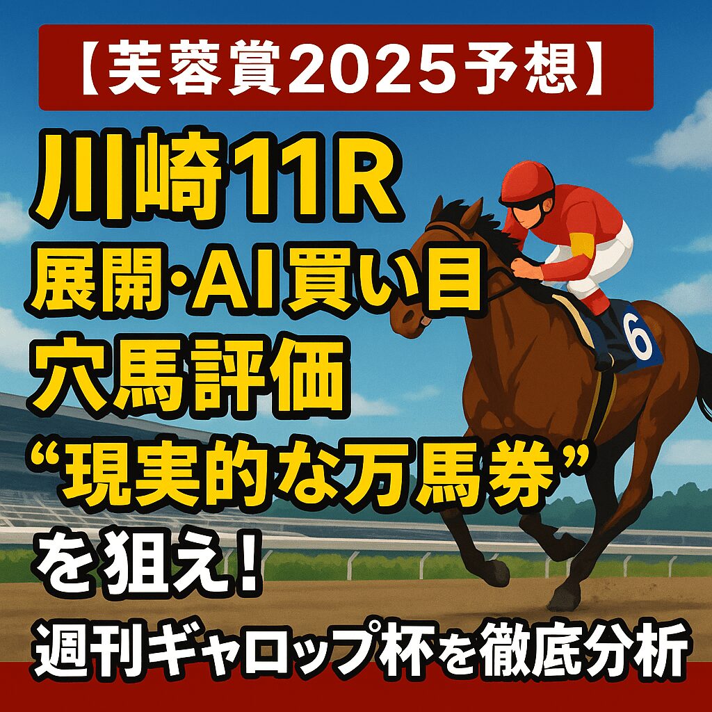 川崎競馬場11R_芙蓉賞_20250806_ページアイコン画像_悪徳ガチ検証Z