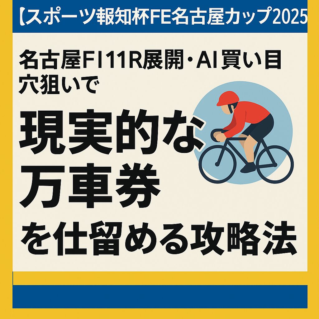 名古屋競輪場12R_ スポーツ報知杯ＦＥ名古屋カップ_20250818_ページアイコン画像_悪徳ガチ検証Z
