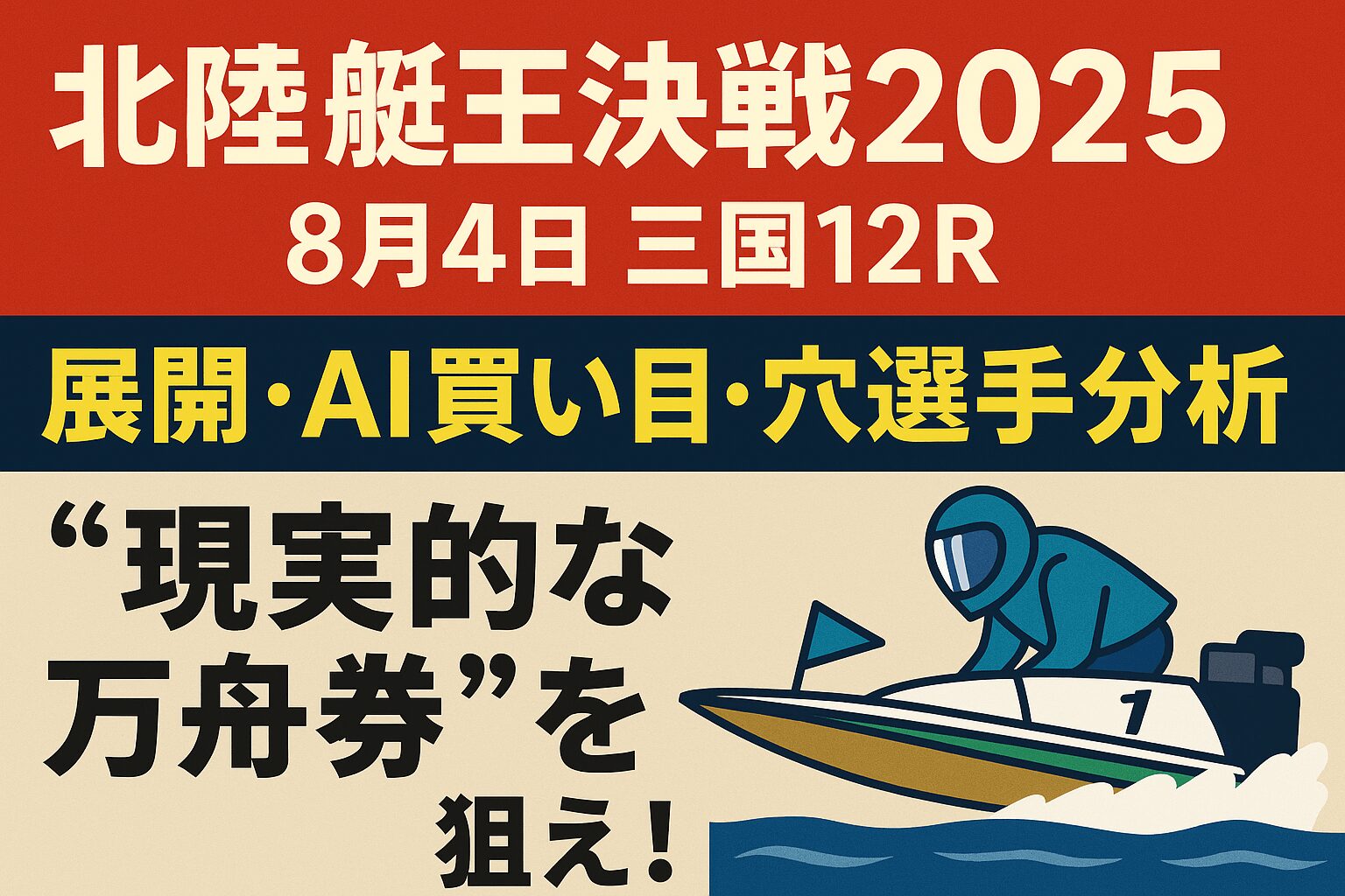 三国競艇場12R_北陸艇王決戦_20250804_ページアイコン画像_悪徳ガチ検証Z