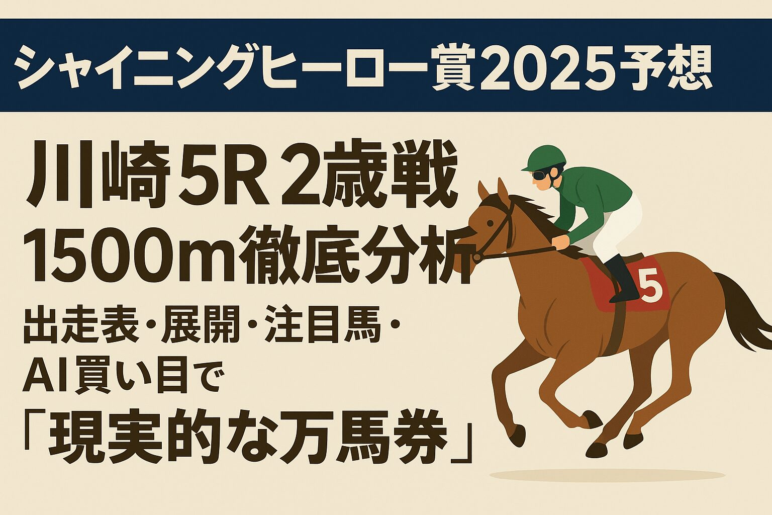 川崎競馬場5R_シャイニングヒーロー賞_20250822_アイコン画像_悪徳ガチ検証Z
