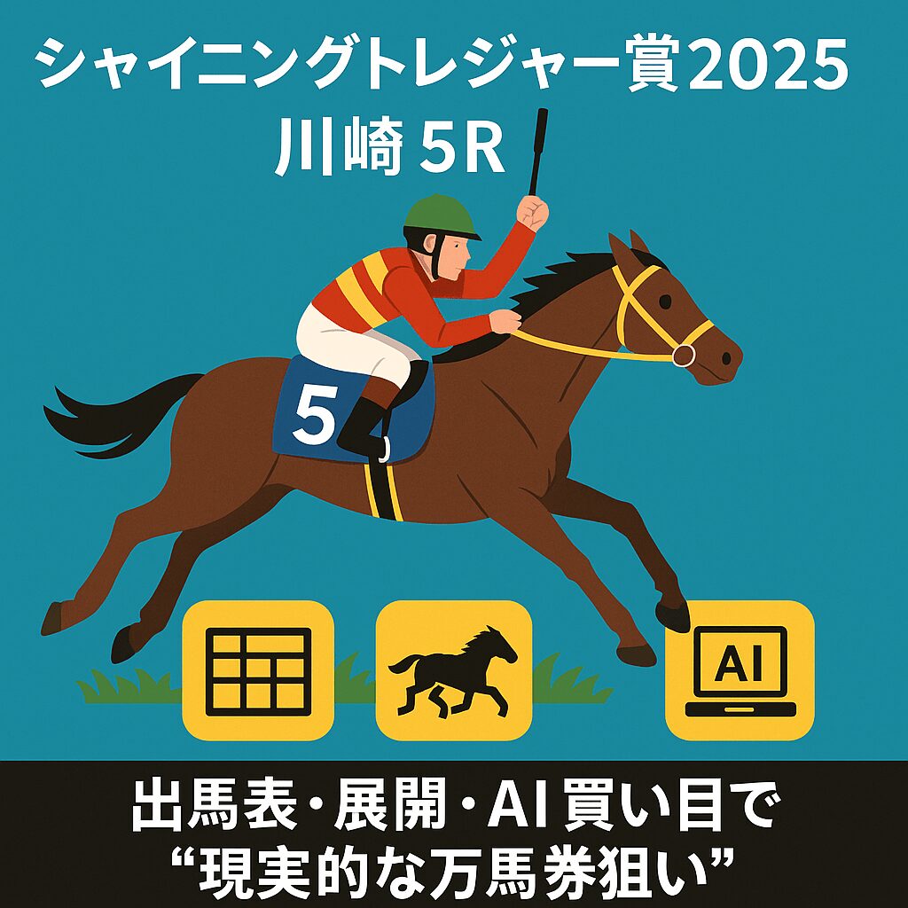 川崎競馬場5R_シャイニングトレジャー賞_20250912_ページアイコン画像_悪徳ガチ検証Z