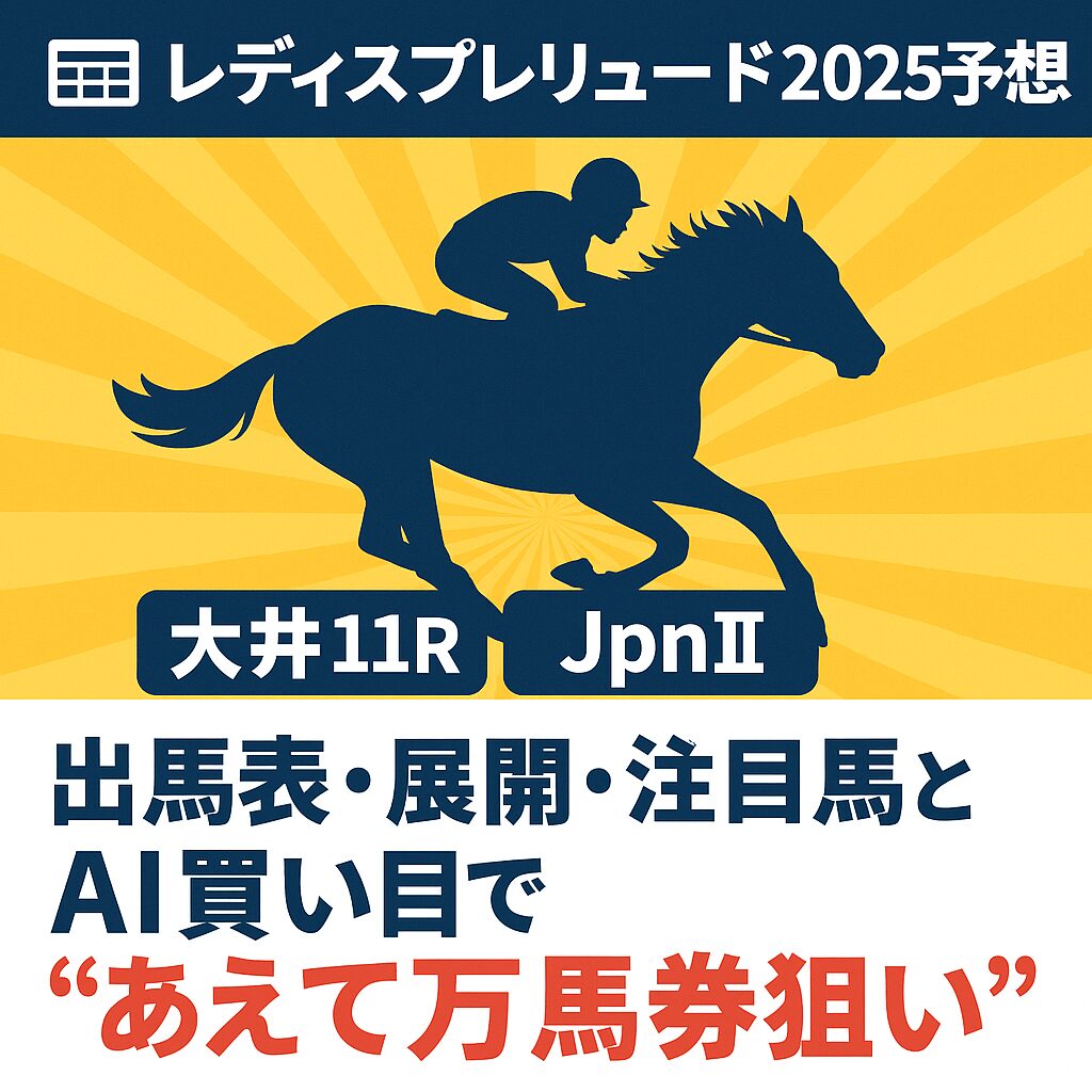 大井競馬場11R_レディスプレリュード_20251007_ページアイコン画像_悪徳ガチ検証Z
