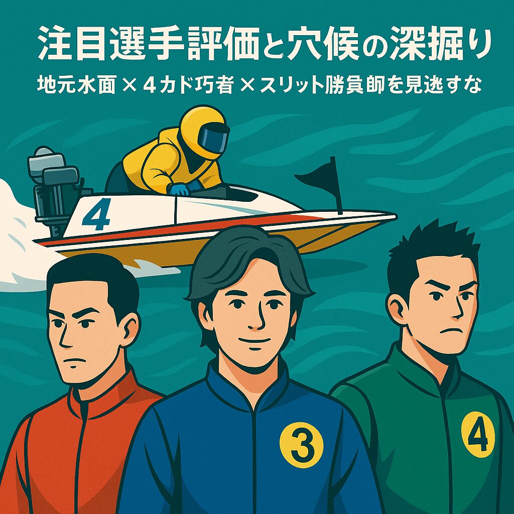 下関競艇場12R_モーターボート大賞_20251028_注目選手