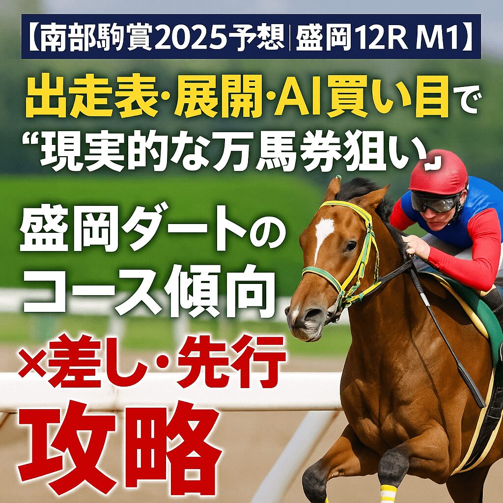 織岡競馬場12R_南部駒賞_20251111_ページアイコン画像_悪徳ガチ検証Z