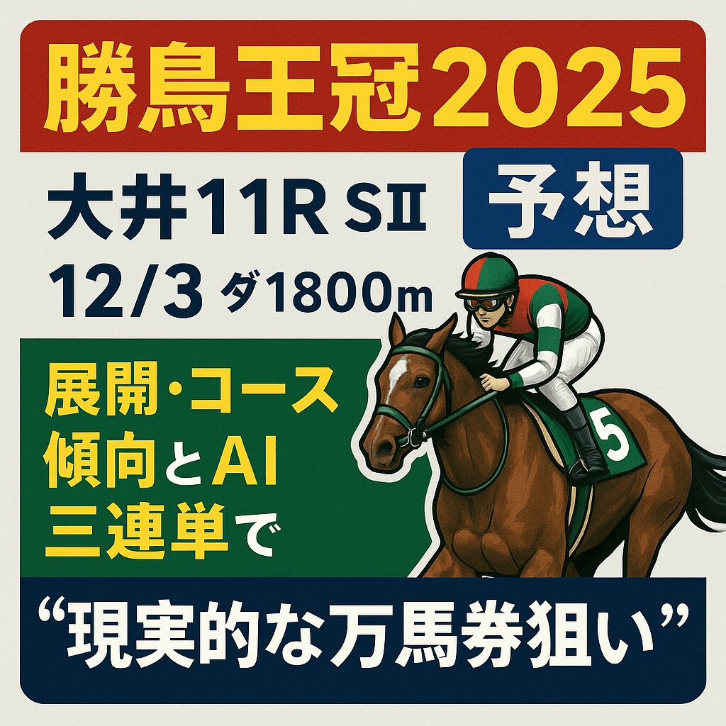 大井競馬場11R_勝島王冠_20251203_ページアイコン画像_悪徳ガチ検証Z