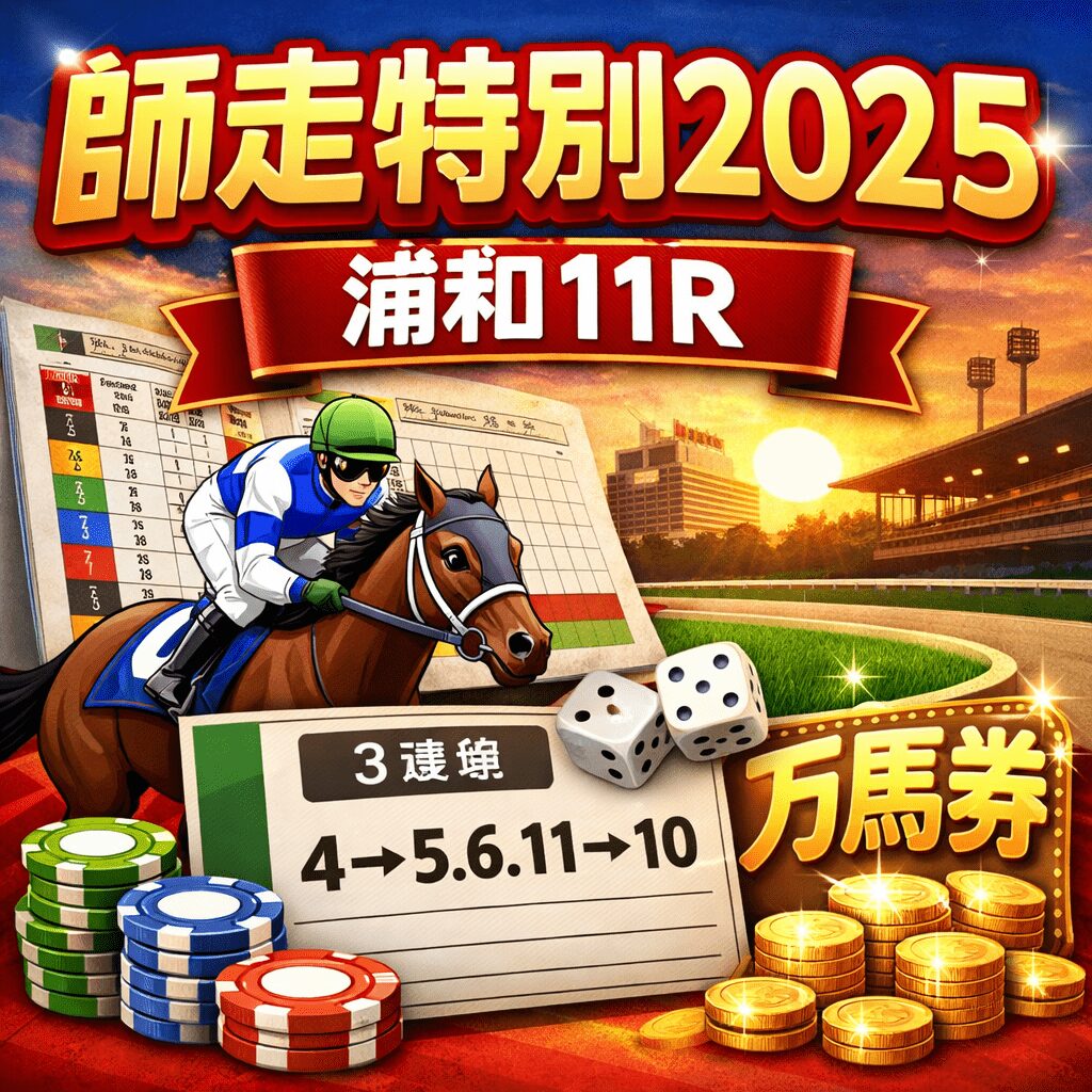 浦和競馬場11R_師走特別_20251222_ページアイコン_悪徳ガチ検証Z