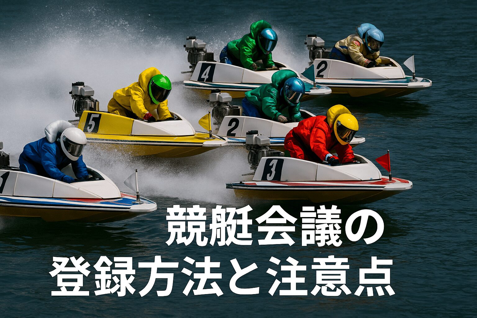 競艇会議_競艇会議の登録方法と注意点