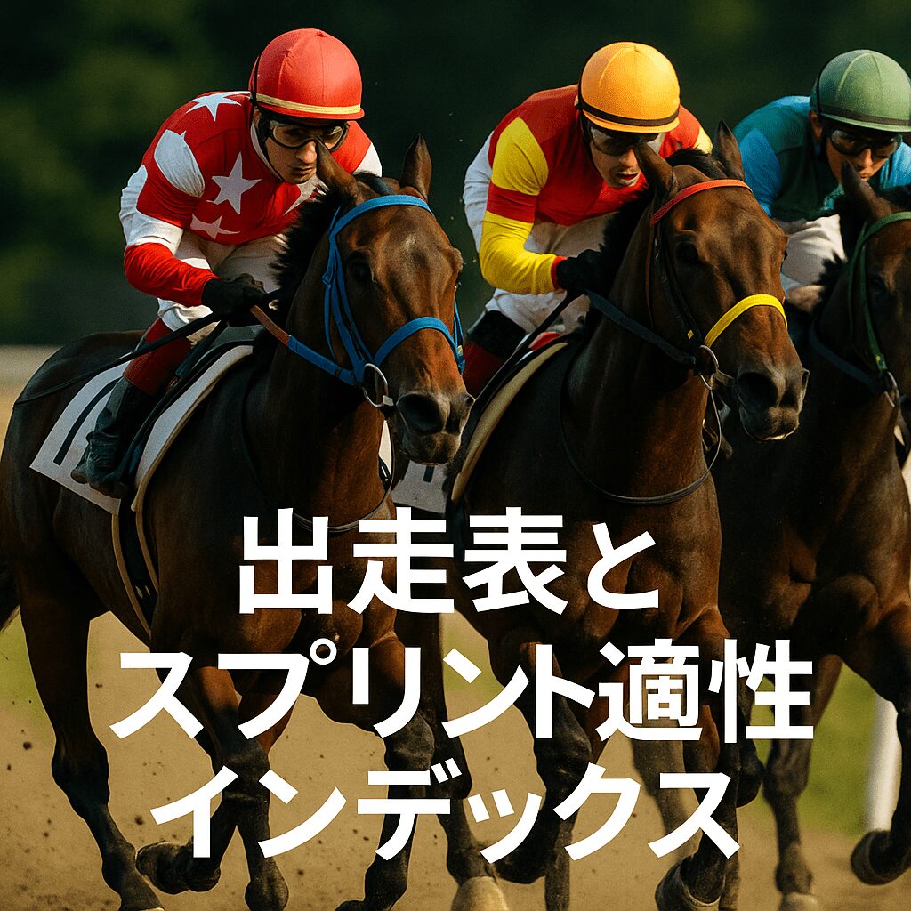 船橋競馬場11R_船橋記念_20251210_出走表とスプリント適性インデックス