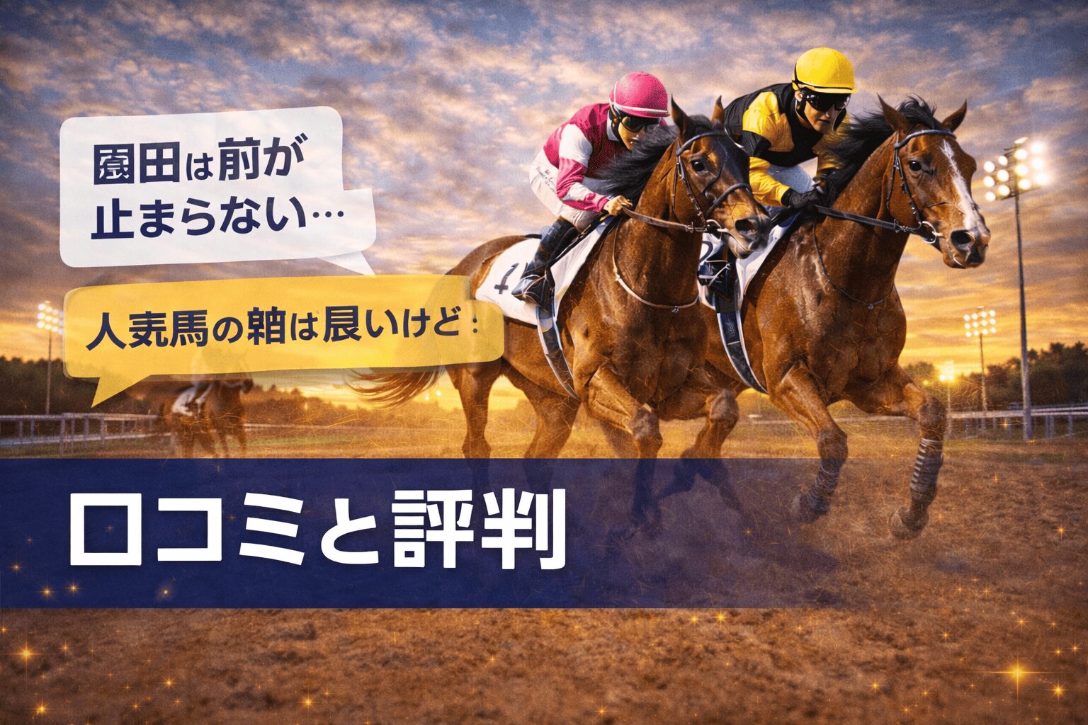 園田競馬場11R_コウノトリ賞_20260115_口コミと評判