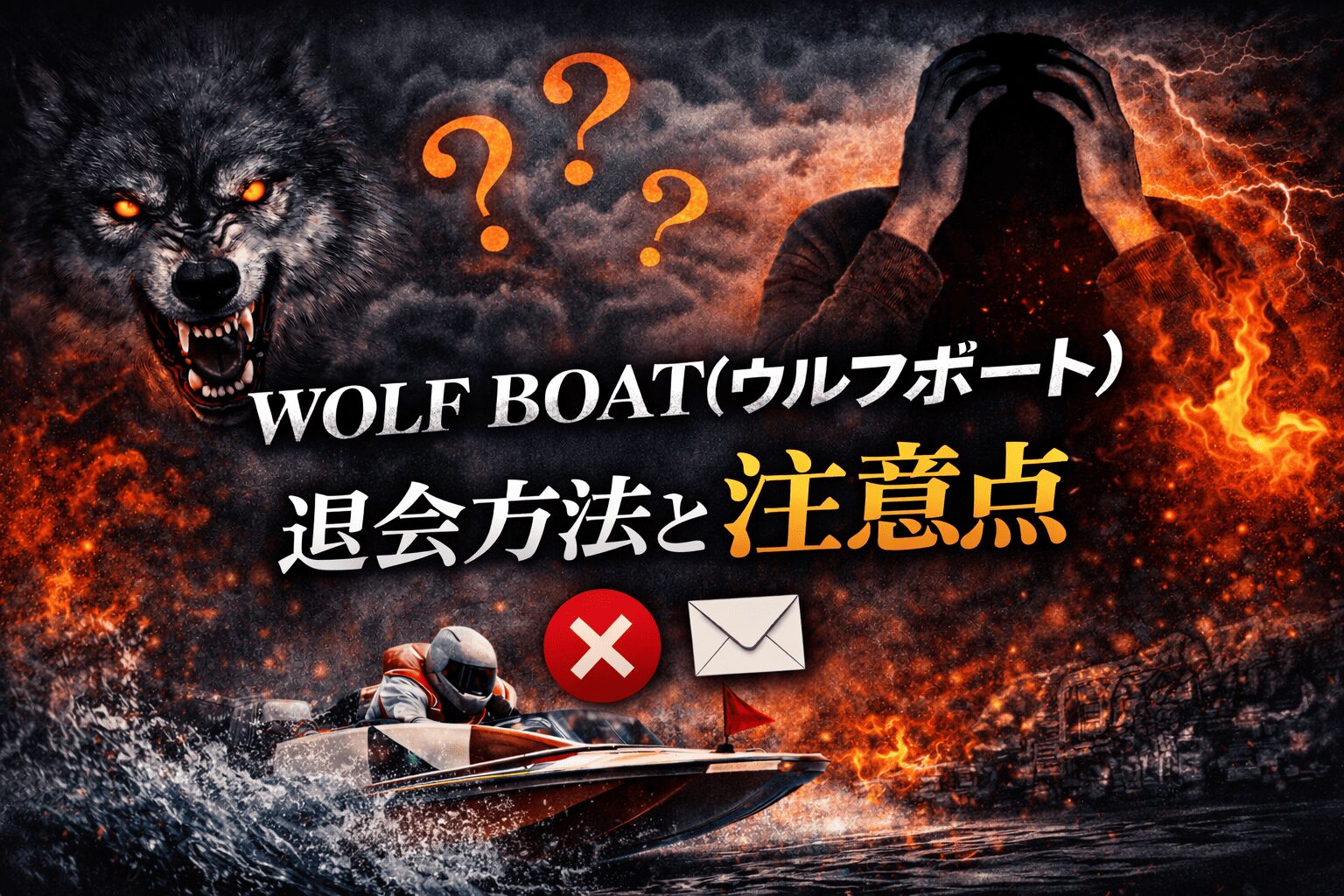 ウルフボート_アイコン_退会方法と注意点