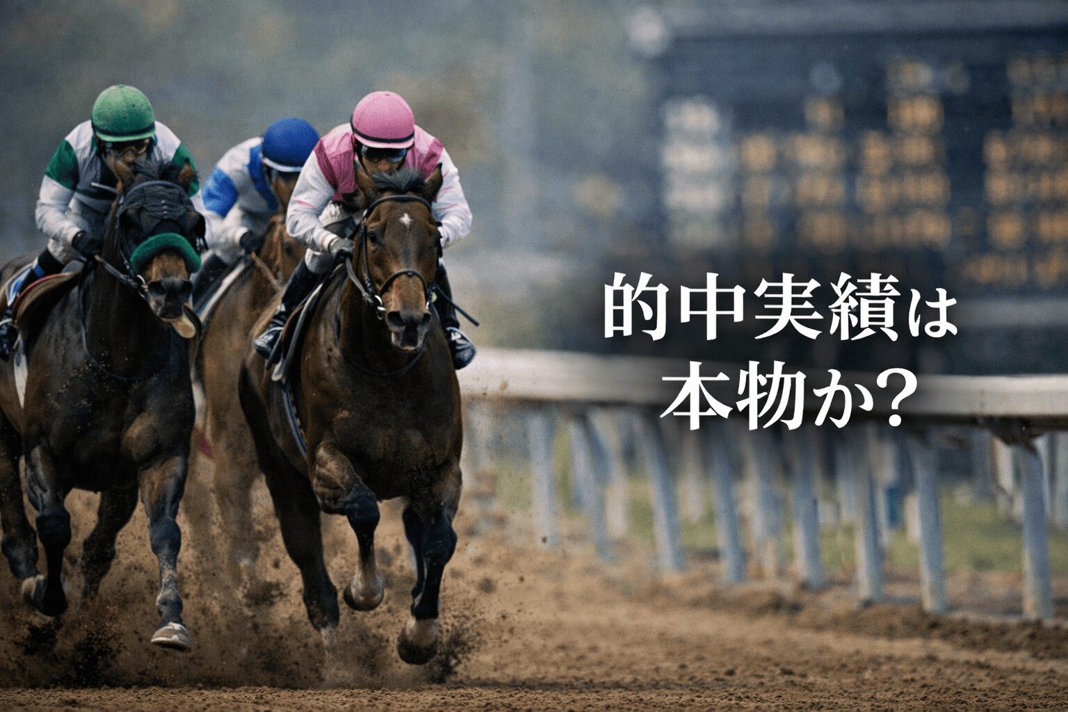 ホーステック_見出し_ホーステックの的中実績は本物か？