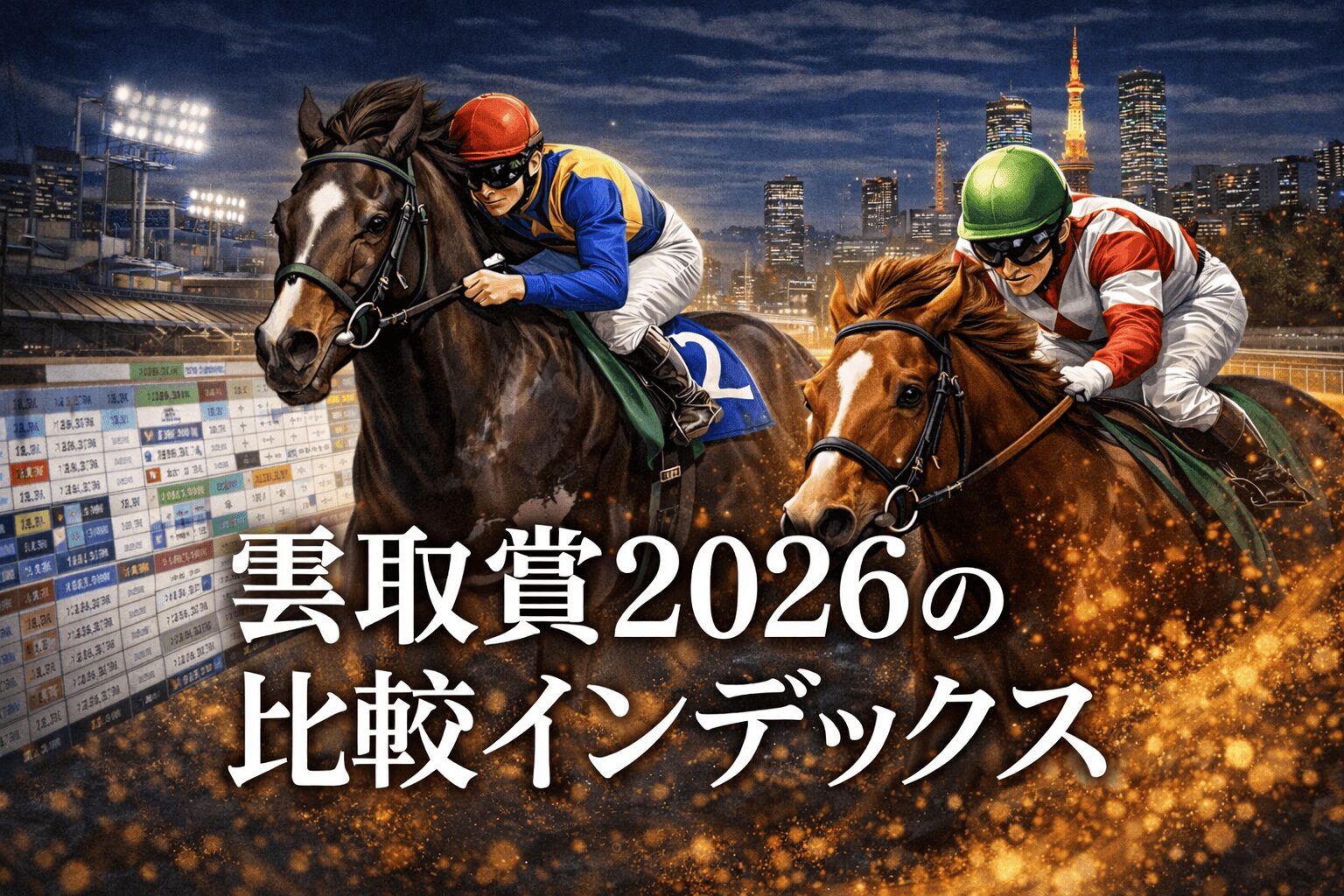 大井競馬場11R_雲取賞_20260218_出走表
