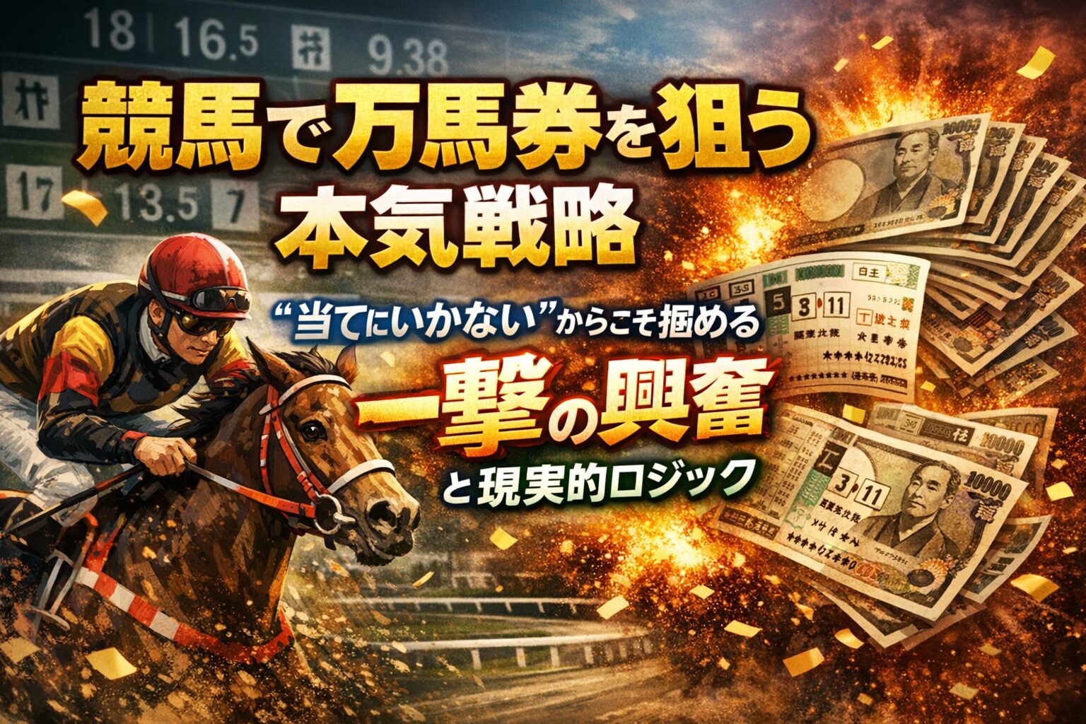 悪徳ガチ検証Z_タグ_競馬で万馬券を狙う