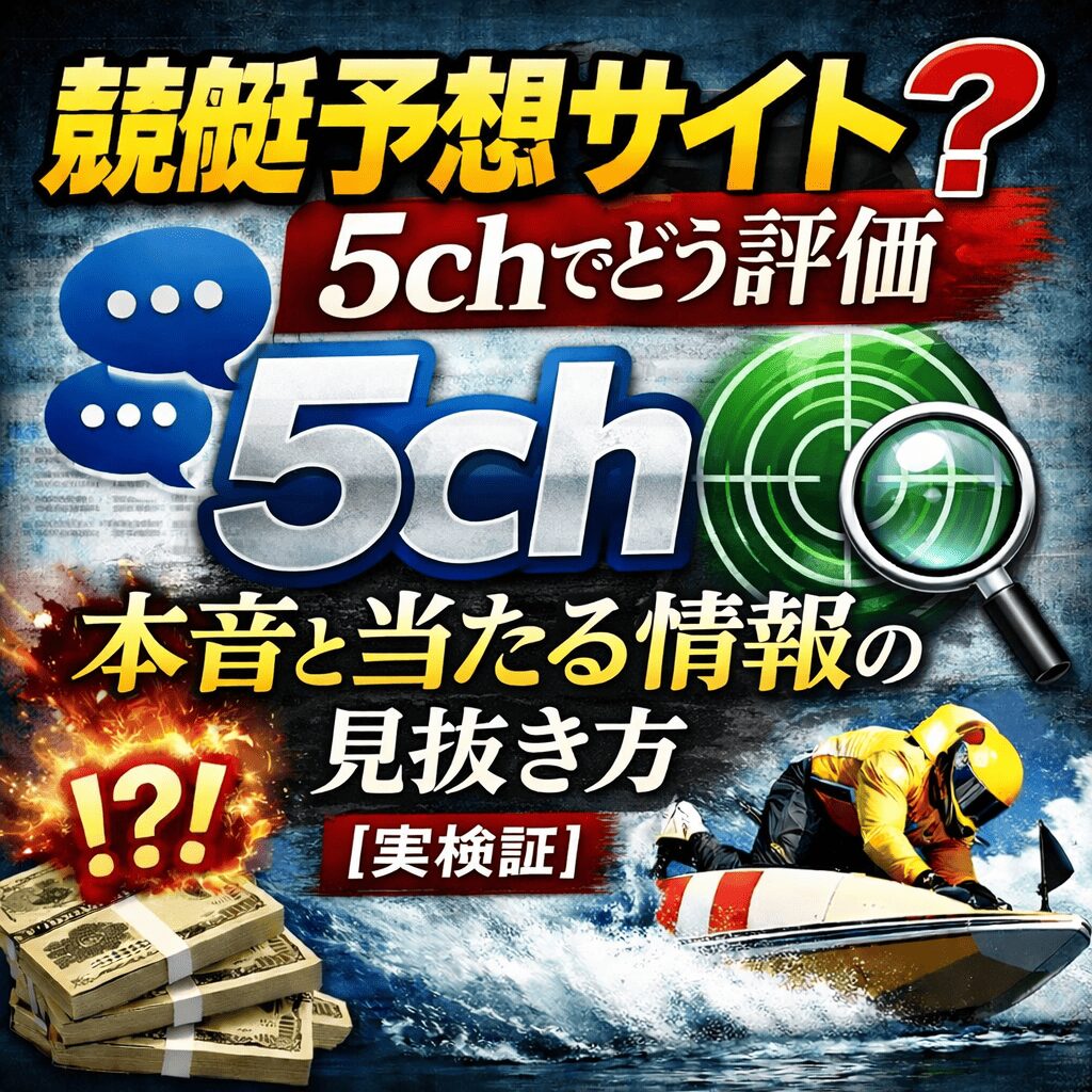 競艇予想 5ch_悪徳ガチ検証Z