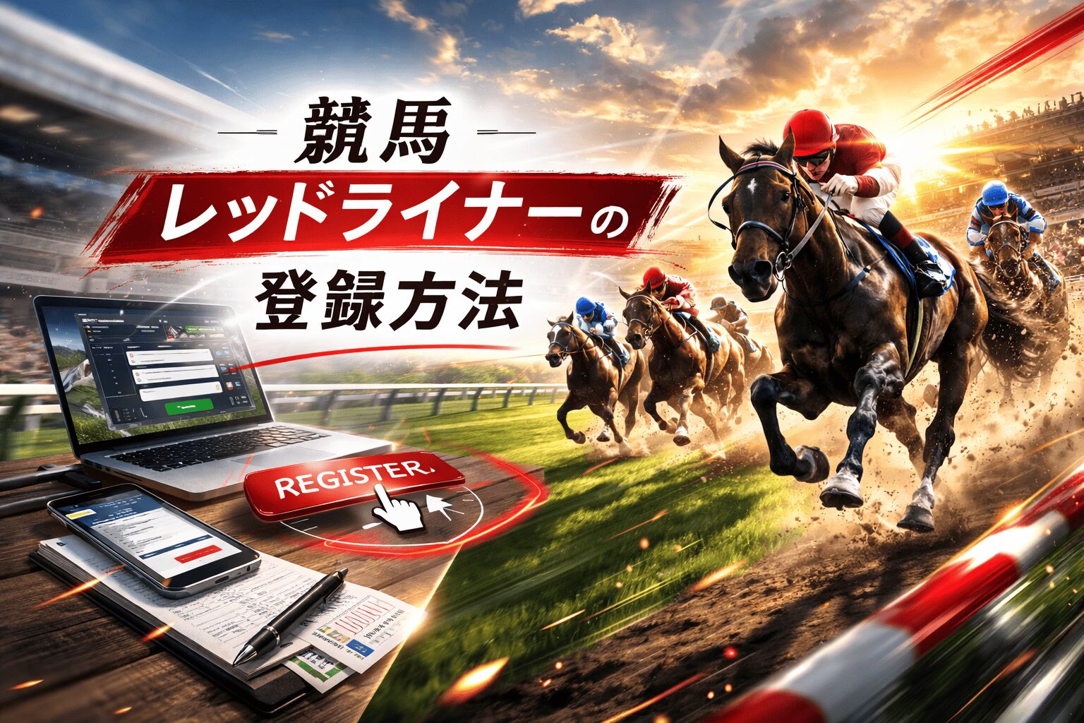 競馬レッドライナー_アイコン_競馬レッドライナーの登録方法