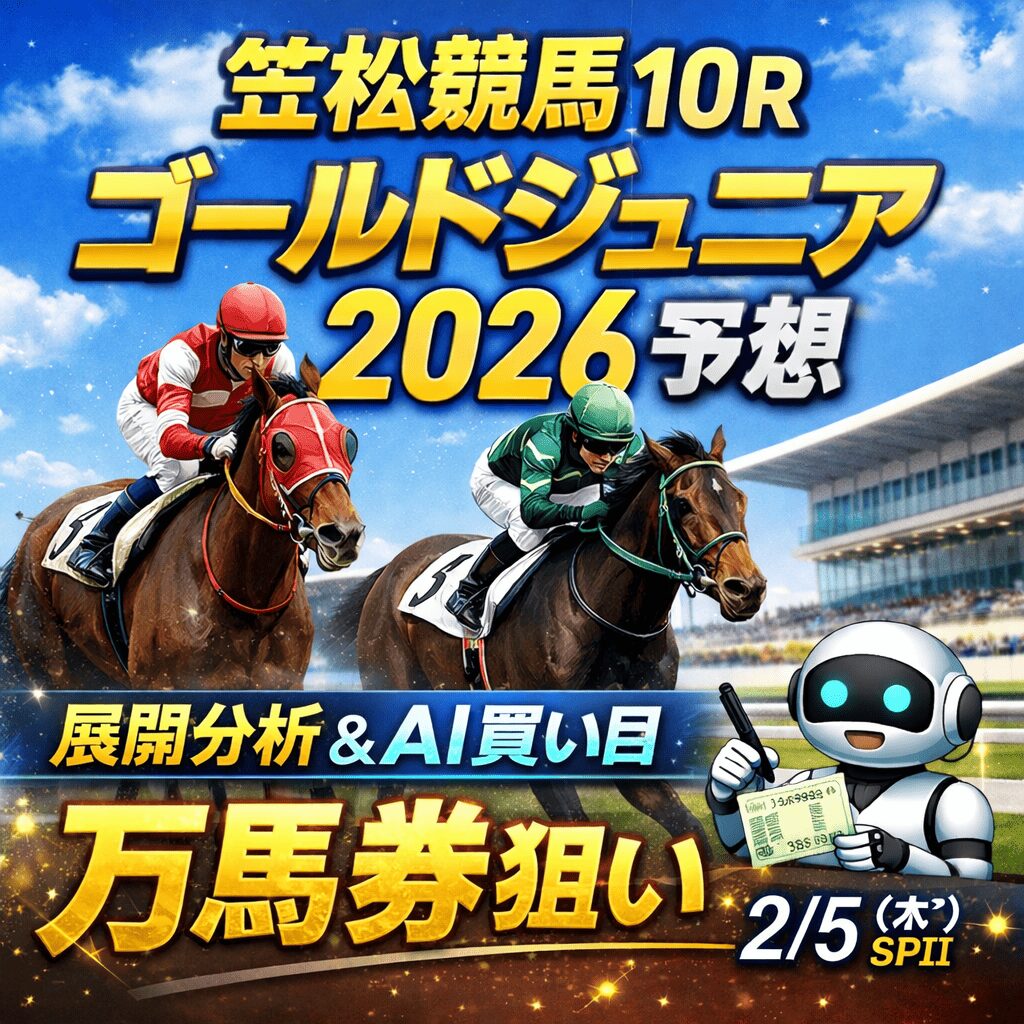 笠松競馬場10R_ゴールドジュニア_20260205_ページアイコン画像_悪徳ガチ検証Z