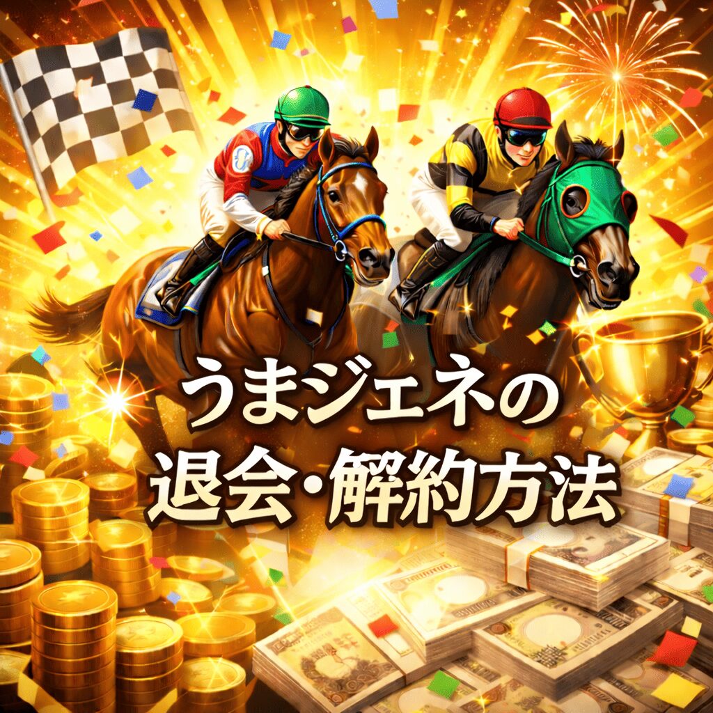 うまジェネ_アイコン_うまジェネの退会・解約方法