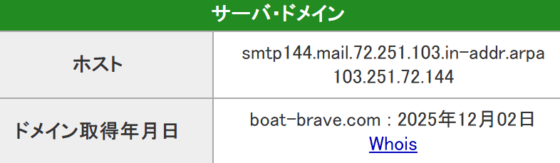 競艇ブレイブ_サーバー情報