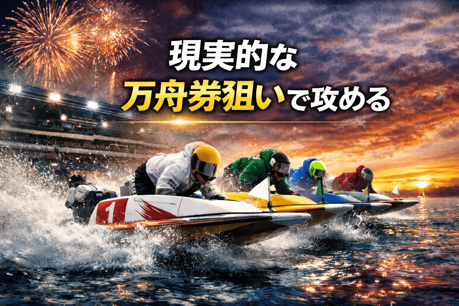 AI買い目予想 住之江1Rを現実的な万舟券狙いで攻める