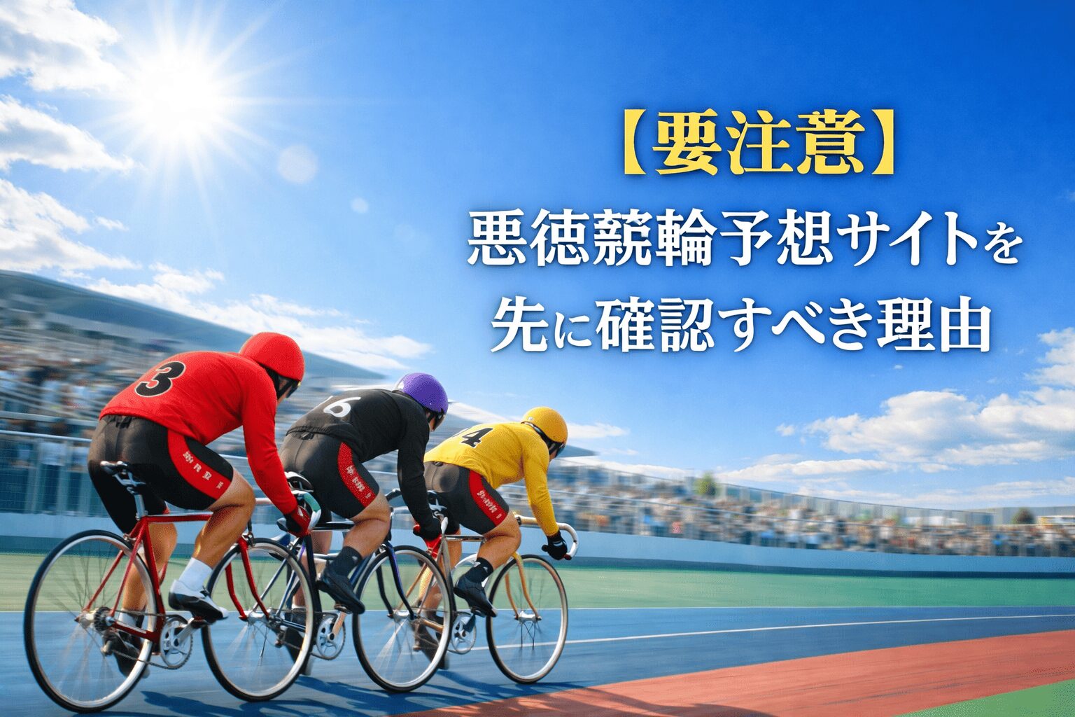 悪徳競輪予想サイト_アイコン_競輪予想サイト選びで失敗しないために