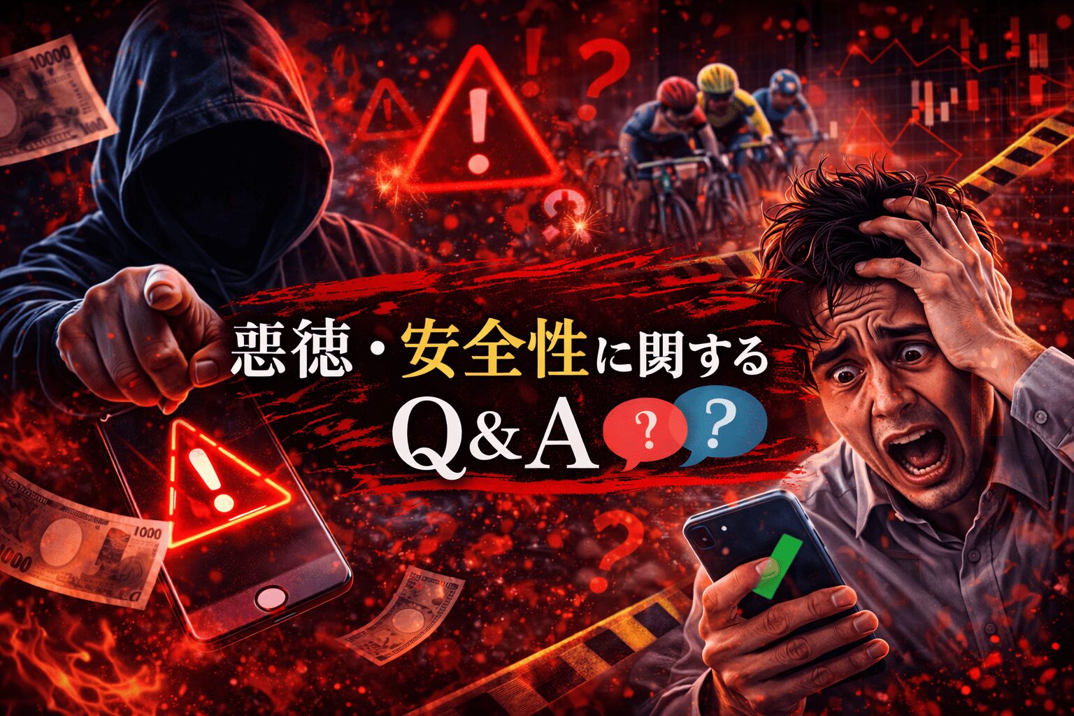 悪徳競馬予想サイト_アイコン_競馬予想サイトの悪徳・安全性に関するQ&A