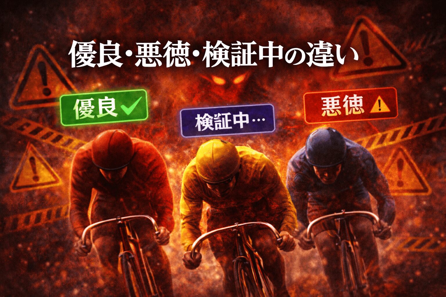 検証中の競輪予想サイト_アイコン_競輪予想サイトの分類と選び方