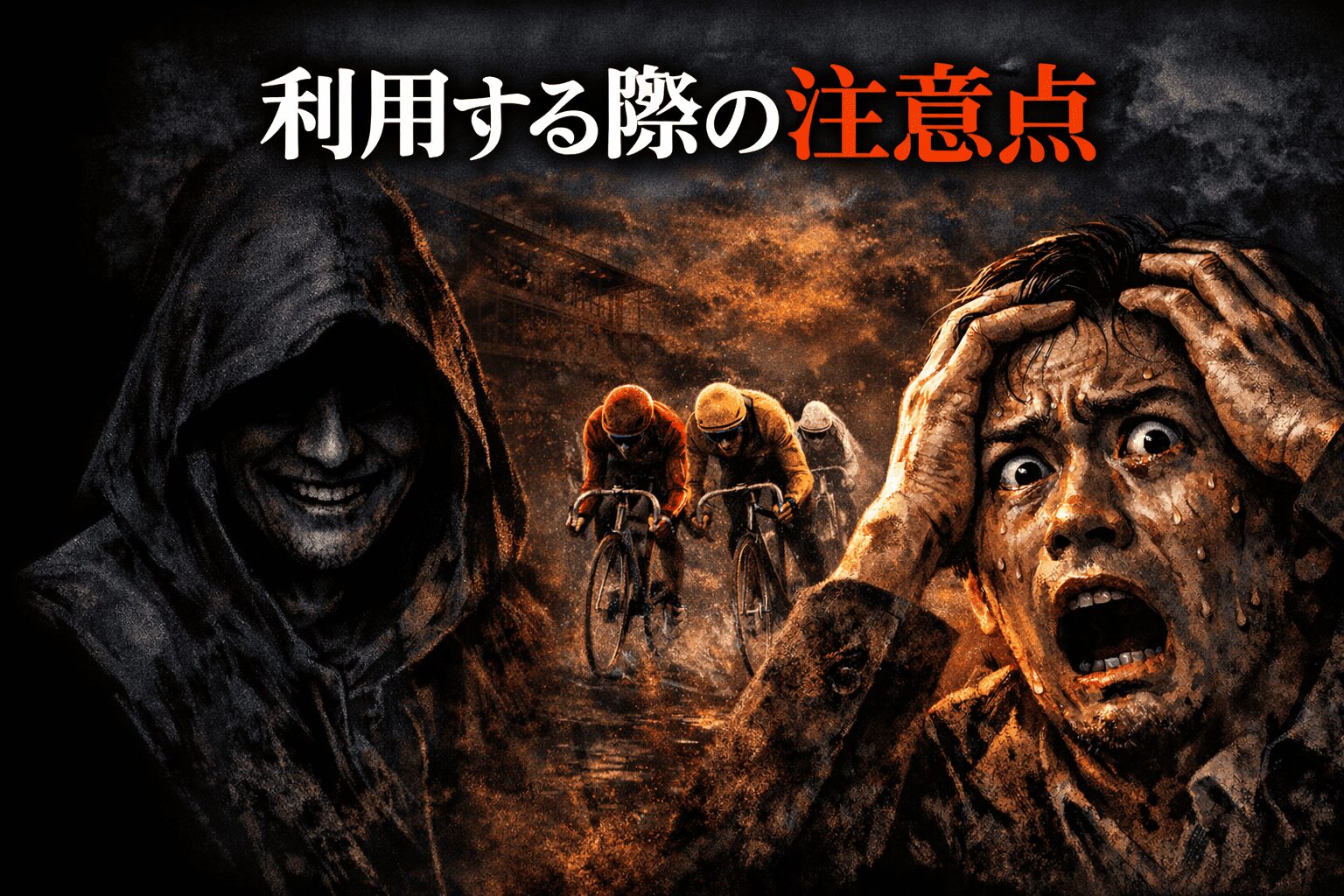 検証中の競馬予想サイト_アイコン_注意・検証中の競馬予想サイトを利用する際の注意点