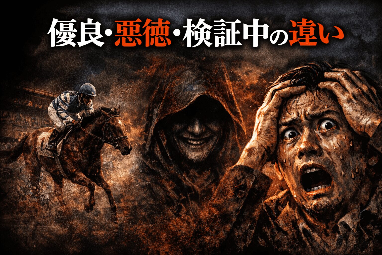 検証中の競馬予想サイト_アイコン_競馬予想サイトの分類と選び方