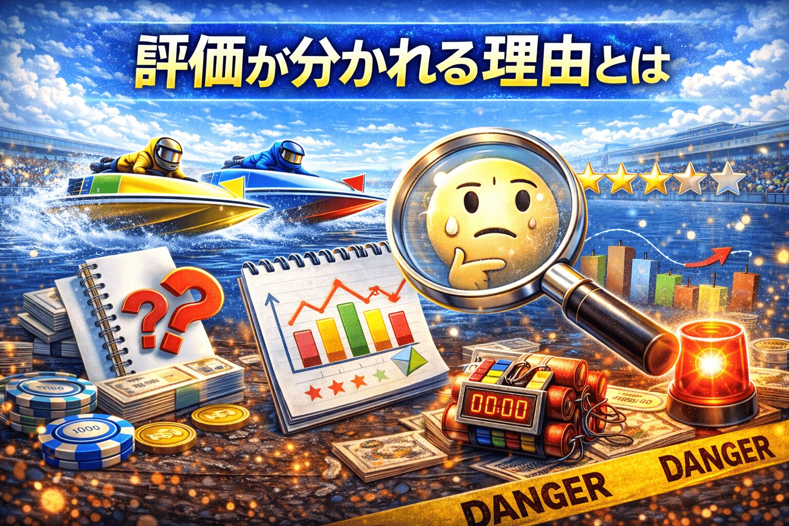 競艇_カテゴリアイコン_評価が分かれる理由とは