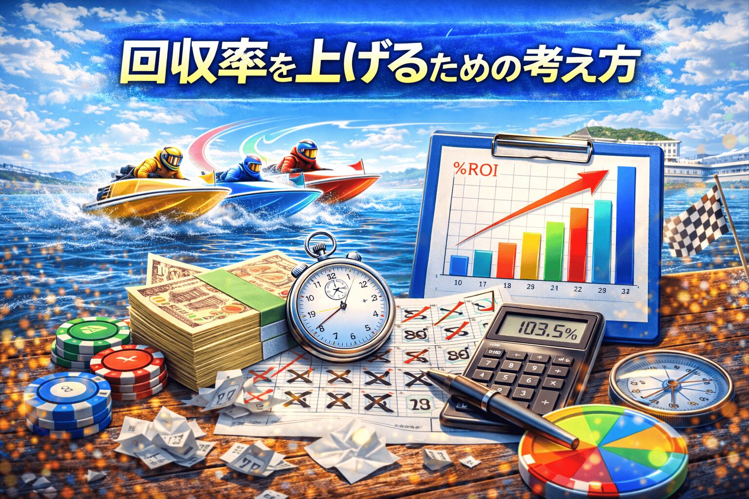 競艇コラム_カテゴリアイコン_回収率を上げるための考え方