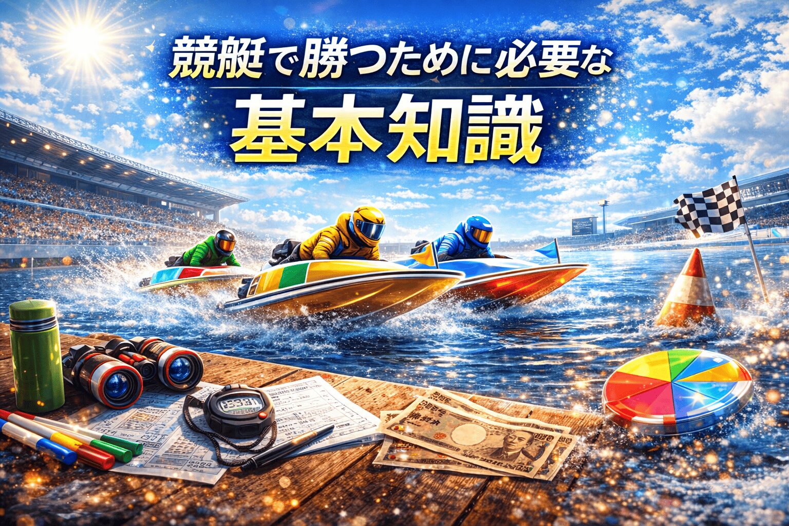 競艇コラム_カテゴリアイコン_競艇で勝つために必要な基本知識