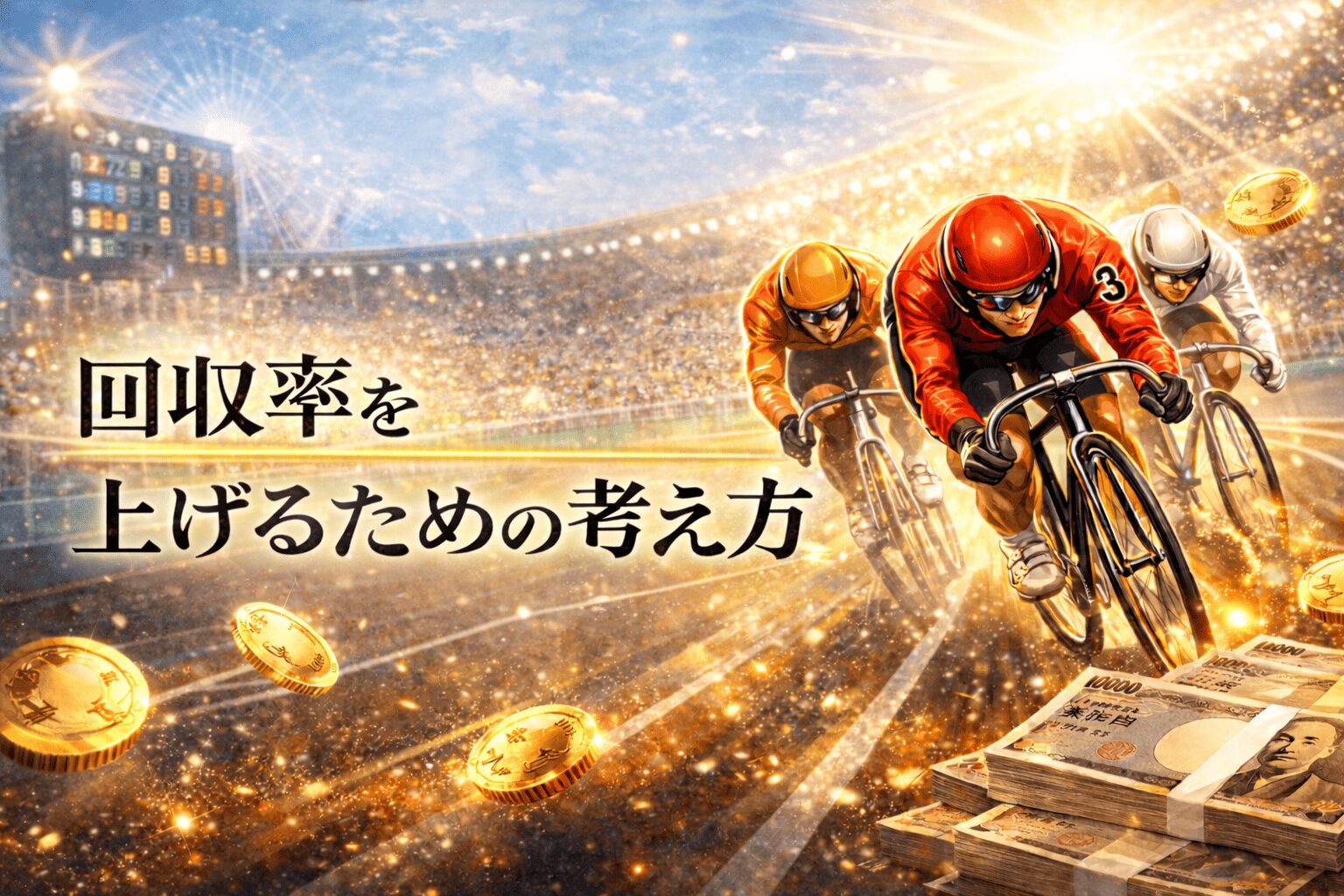 競輪予想コラム_アイコン_回収率を上げるための考え方
