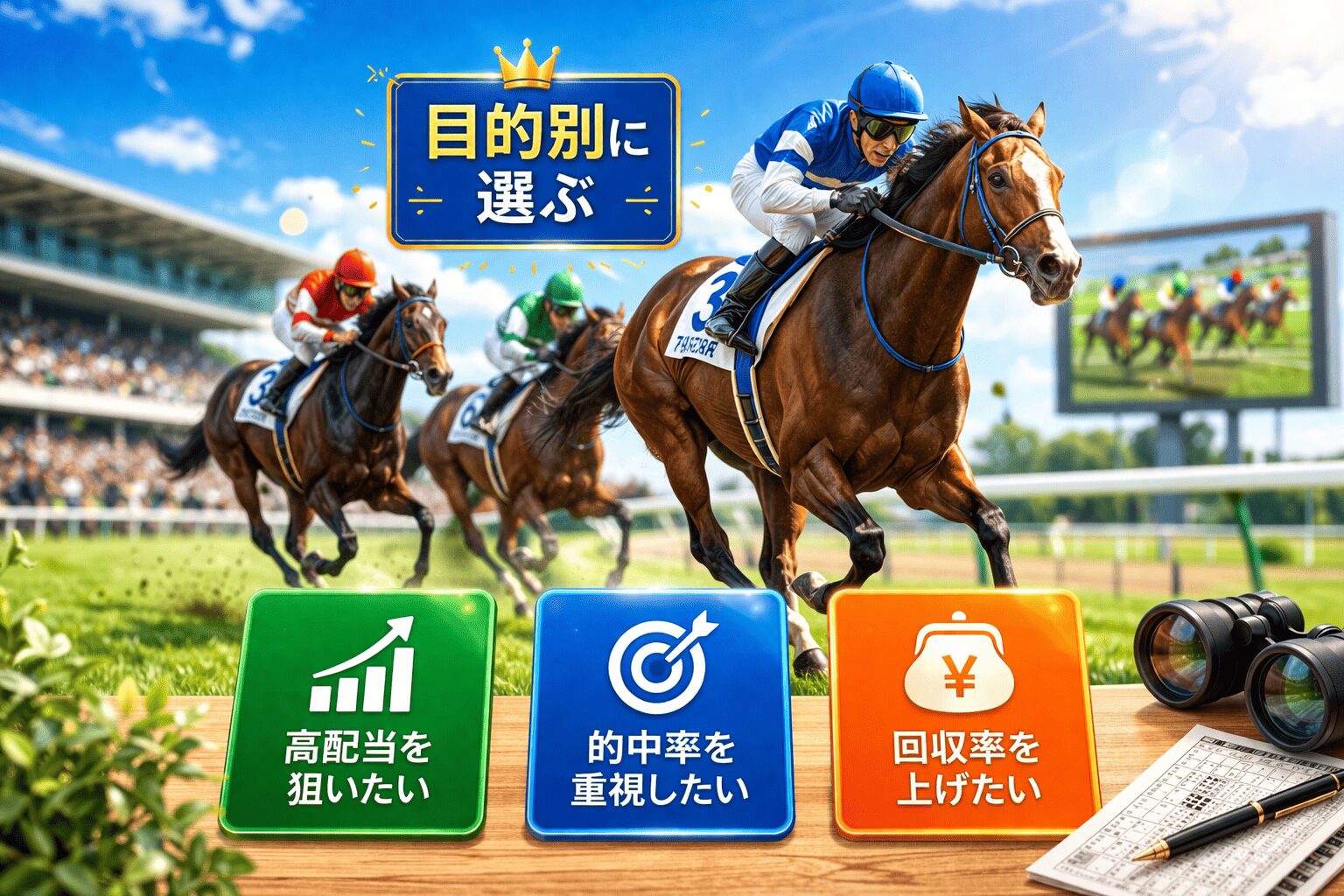 競馬予想サイト_アイコン_競馬予想サイトの分類