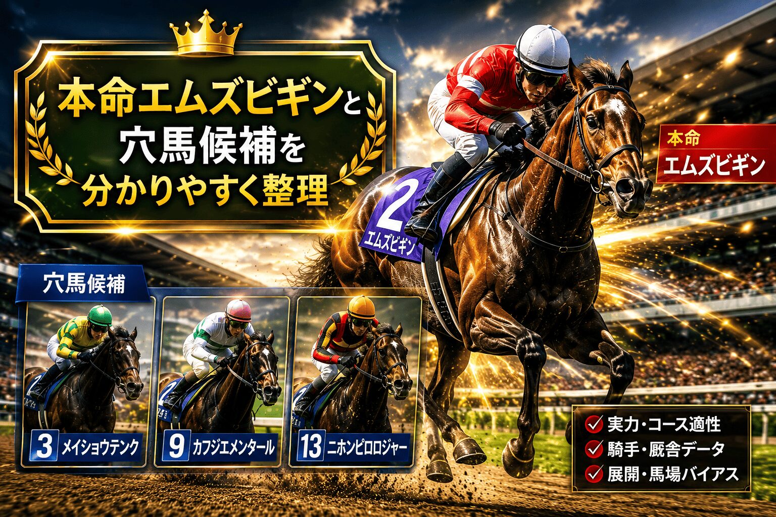 京都競馬場11R_京都新聞杯_20260509_アイコン_注目馬評価
