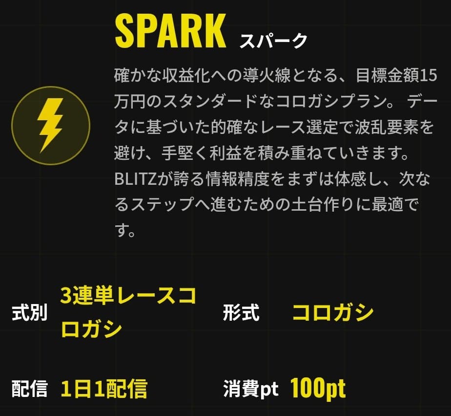 ブリッツ_有料予想_SPARK