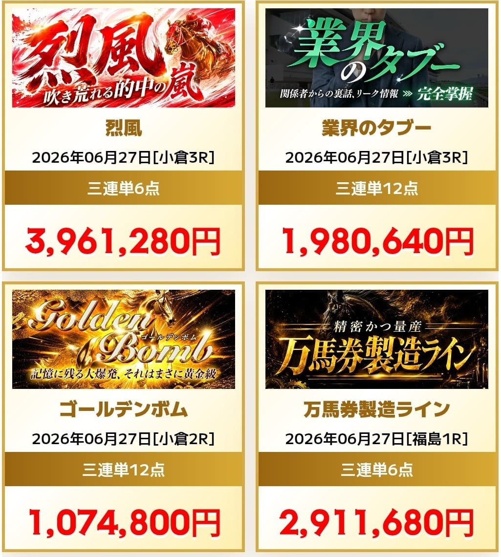 うまクル_的中実績
