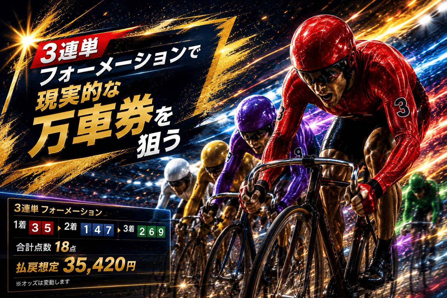 和歌山競輪12R_ 前検日コメならウィンチケット杯_アイコン_AI買い目予想