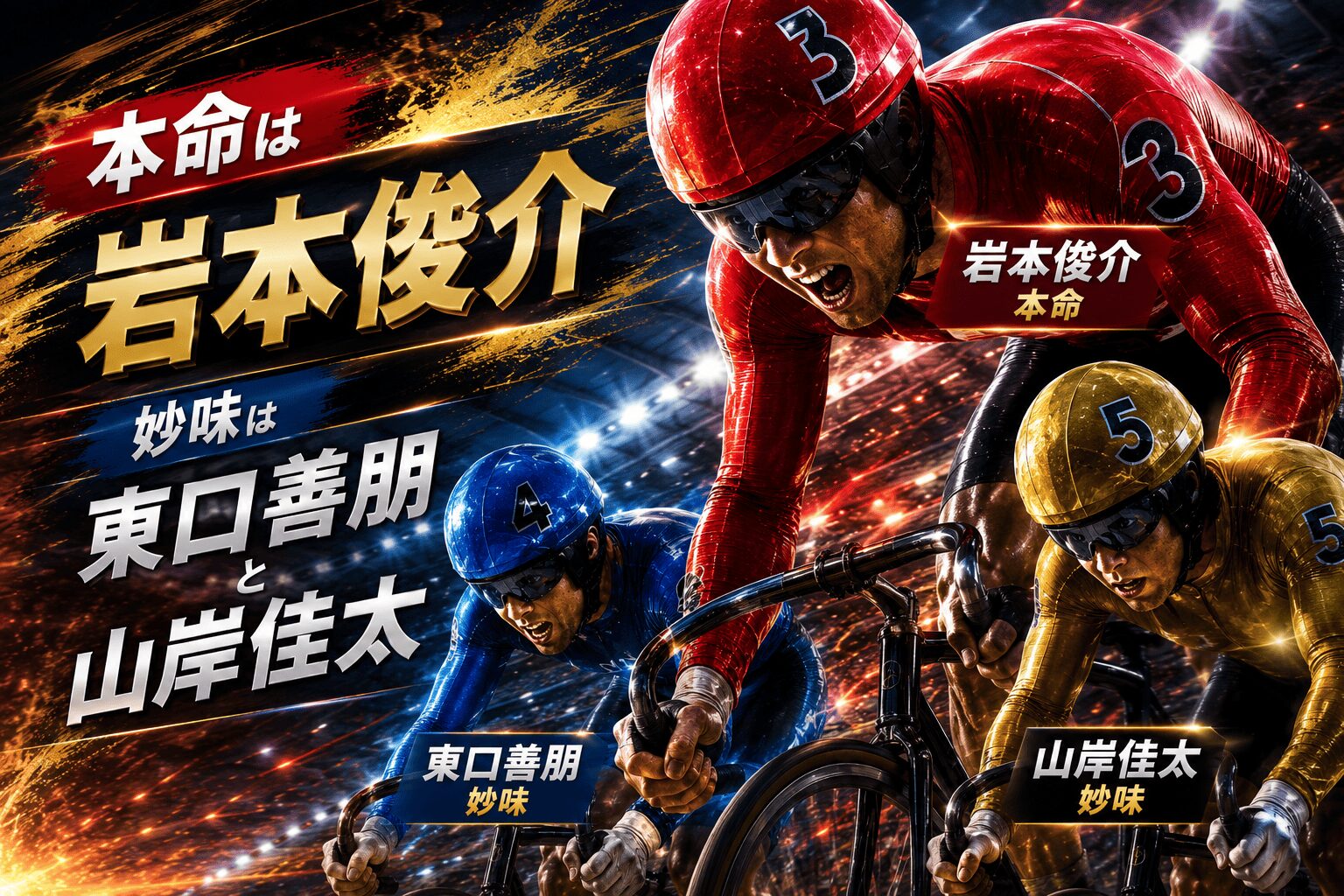 和歌山競輪12R_ 前検日コメならウィンチケット杯_アイコン_注目選手